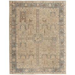 Antique Persian Tabriz Carpet 