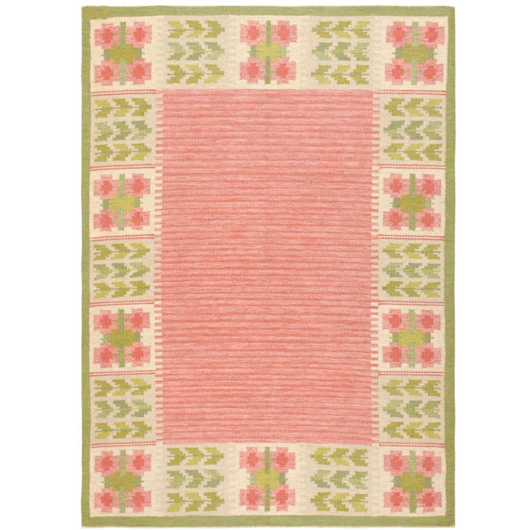 Vintage Scandinavian Rug at 1stDibs