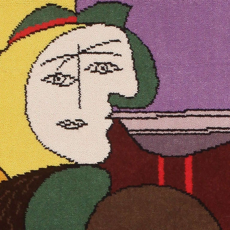 Art Deco Vintage Pablo Picasso (after) Rug