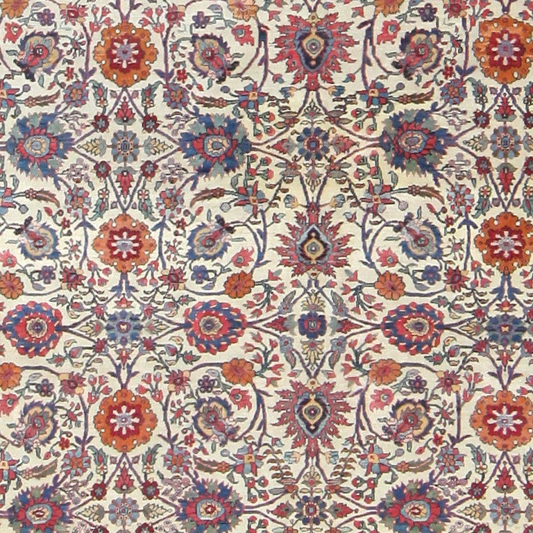 19th Century Antique Persian Kerman Carpet, circa 1880