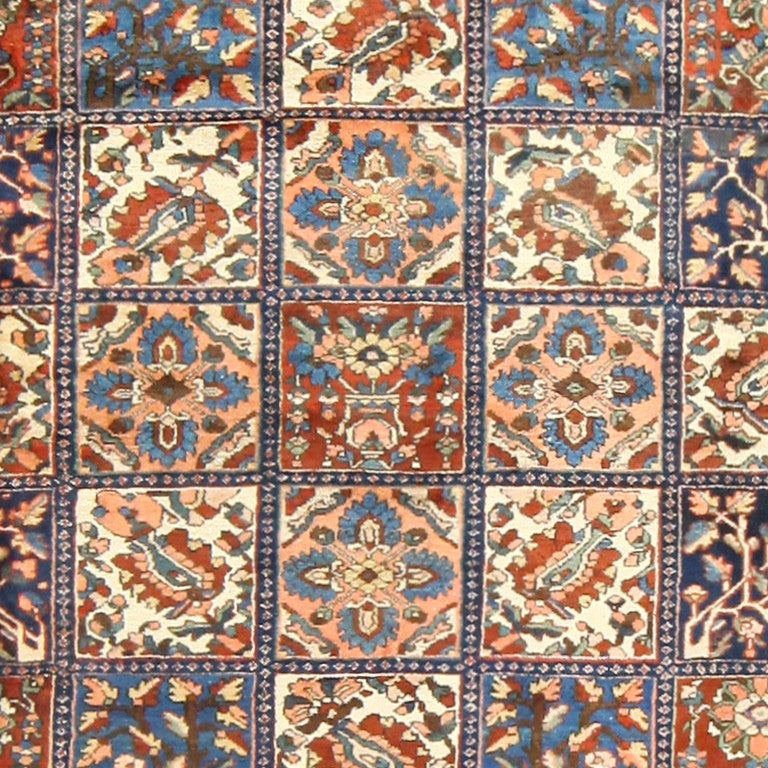 20th Century Gorgeous Antique Persian Bakhtiari Carpet