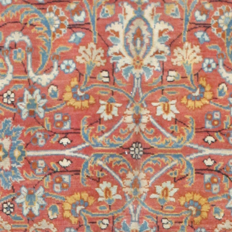 Wool Gorgeous Antique Persian Tabriz Rug