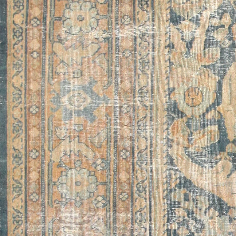20th Century Antique “Shabby Chic” Persian Sultanabad Rug