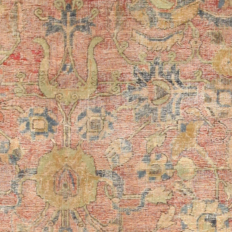 18th Century and Earlier Early 17th Century Persian Isfahan Carpet
