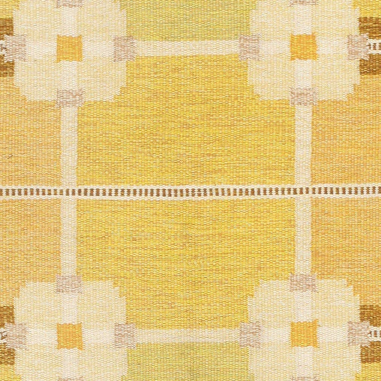 Art Deco Swedish Carpet By Ingegerd Silow IS 