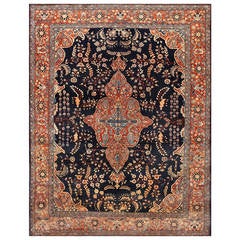 Antique Farahan Sarouk Persian Rug Antique Farahan Sarouk Persian Rug