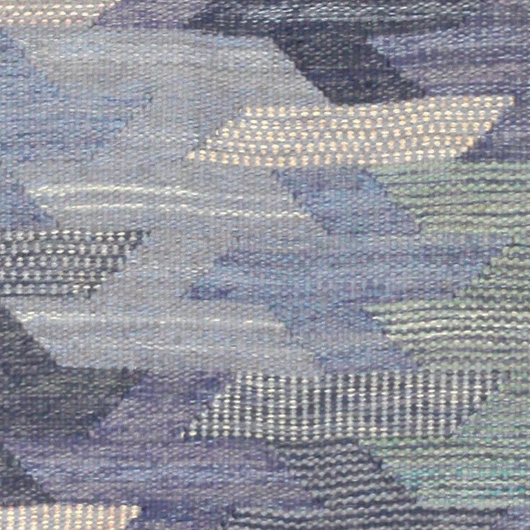 Scandinavian Modern Vintage Swedish Kilim by Barbro Nilsson for Marta Maas-Fjetterström
