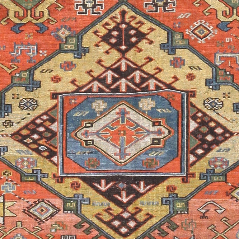 Soumak rugs (also spelled Sumak). This construction technique produces a flat-weave rug that is thick, strong and exceptionally durable. Unlike kilims, Soumak rugs are not reversible because unclipped yarns are left on the back. However, they are