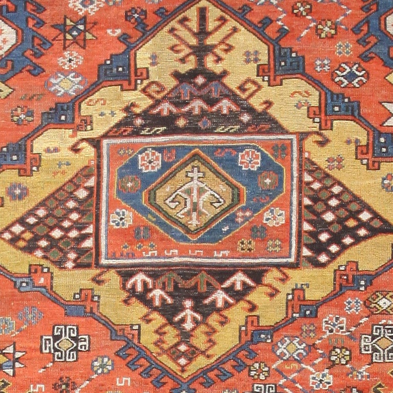 Sumak Antique Caucasian Soumak Rug