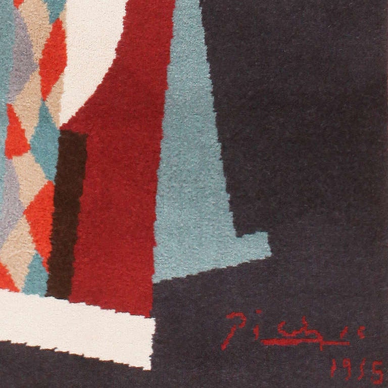 Modern Vintage Pablo Picasso Rug 