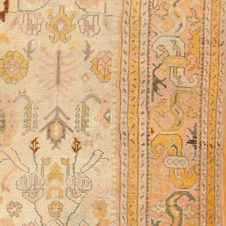 20th Century Antique Turkish Ghiordes Carpet