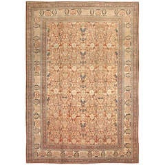 Antique Persian Haji Jalili Tabriz Carpet