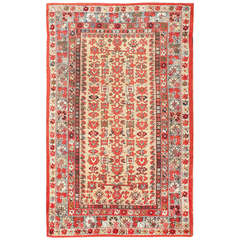 Antique Turkish Ghiordes Rug Antique Turkish Ghiordes Rug