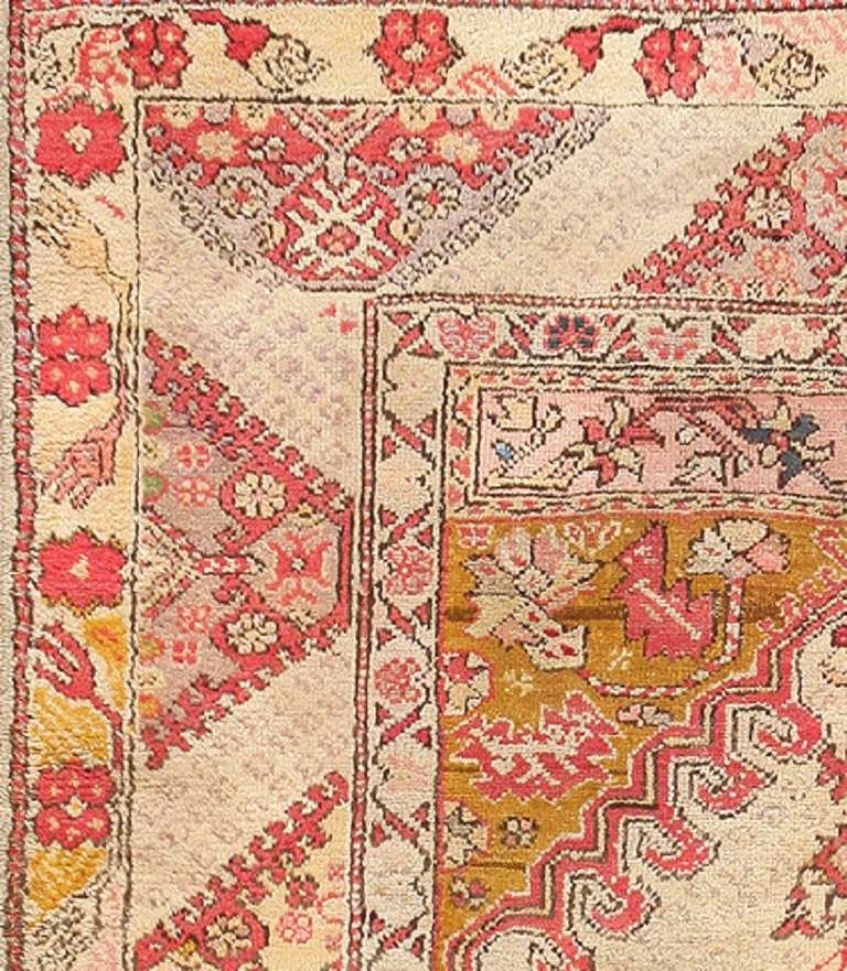 Antique Turkish Ghiordes Rug For Sale at 1stdibs
