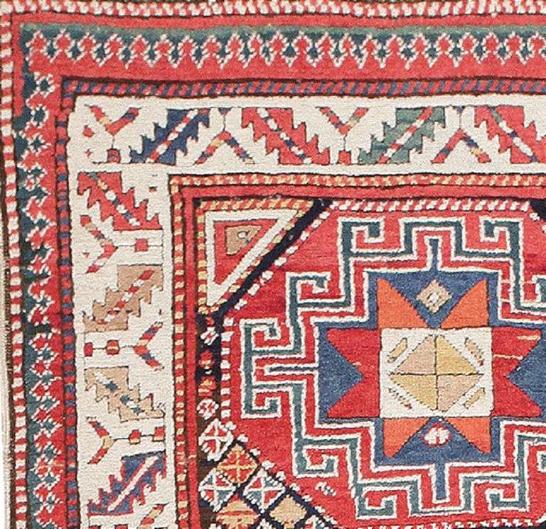 Antique Collectible Caucasian Kuba Runner