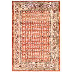 Fine Antique All-Over Paisley Design Persian Tabriz Rug. Size: 10' 10" x 16' 