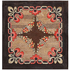 Antique American Hooked Rug 7