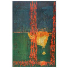 “Night Mirror” by Brita Molin Vintage Scandinavian Carpet