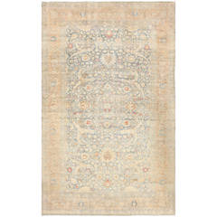 Beautiful Light Colored Antique Persian Khorassan Rug