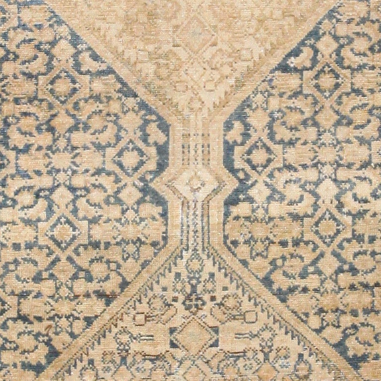 Wool Beautiful Antique Malayer Persian Carpet