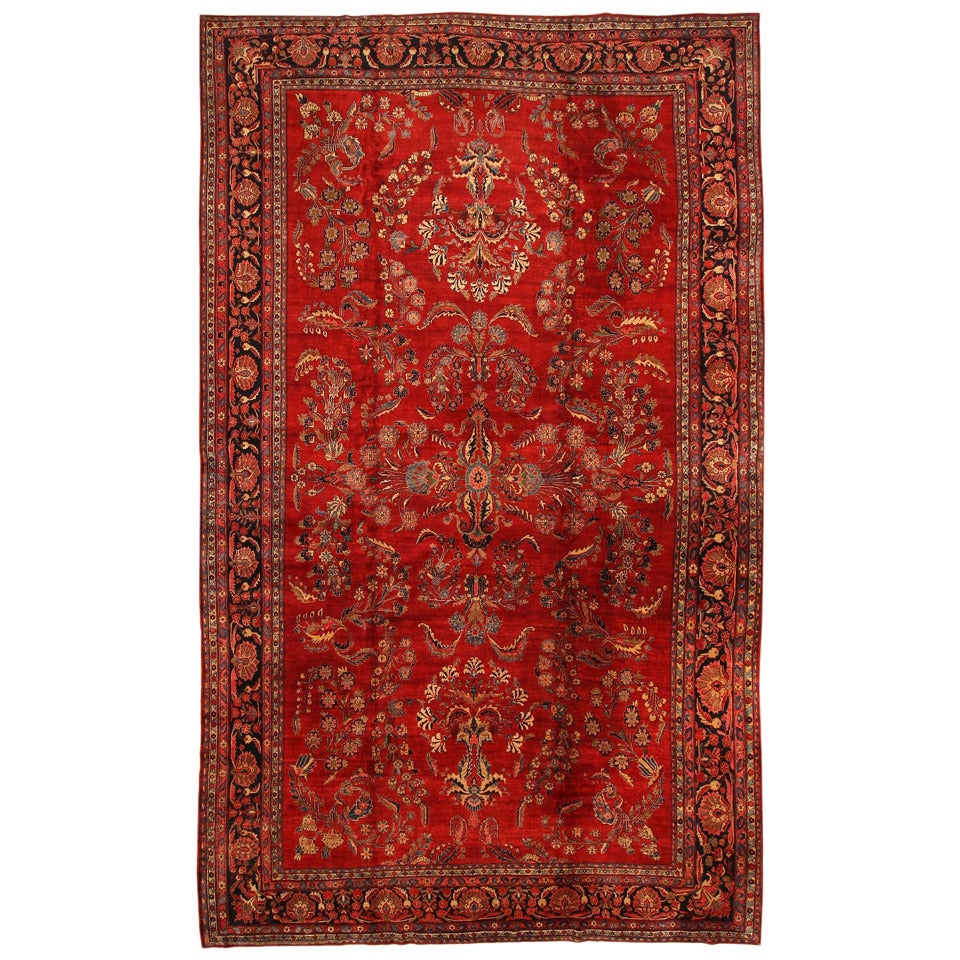 Antique Sarouk Persian Rug