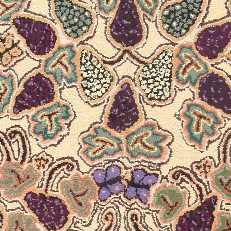 Antique Room Sized American Hooked Rug For Sale at 1stdibs