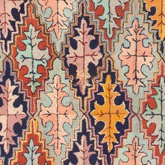 Room Sized Antique Hooked American Rug 50304