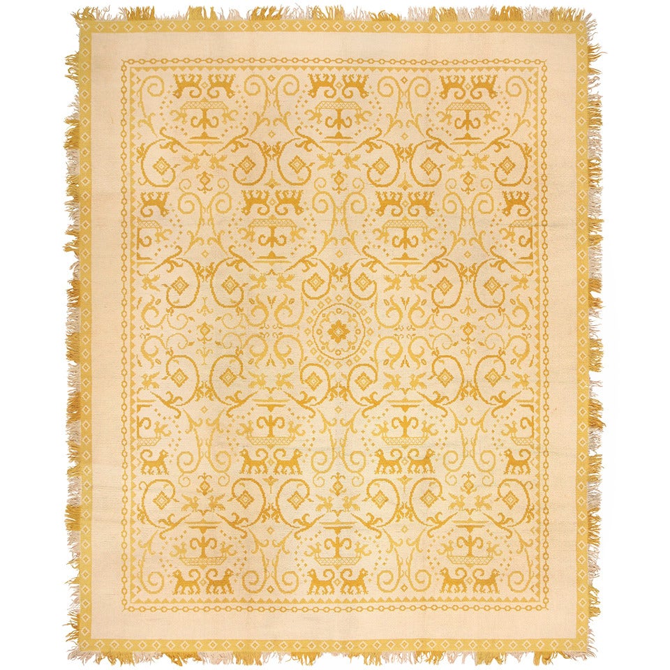 Vintage Spanish Rug at 1stDibs