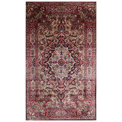 Master Aboul Ghasem Kermani Silk Rug