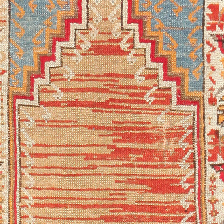 Antique Turkish Milas Prayer Rug at 1stdibs
