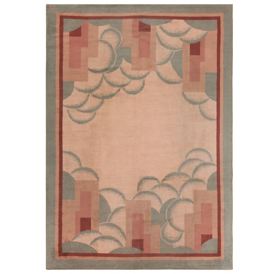 French Art Deco Rug at 1stDibs