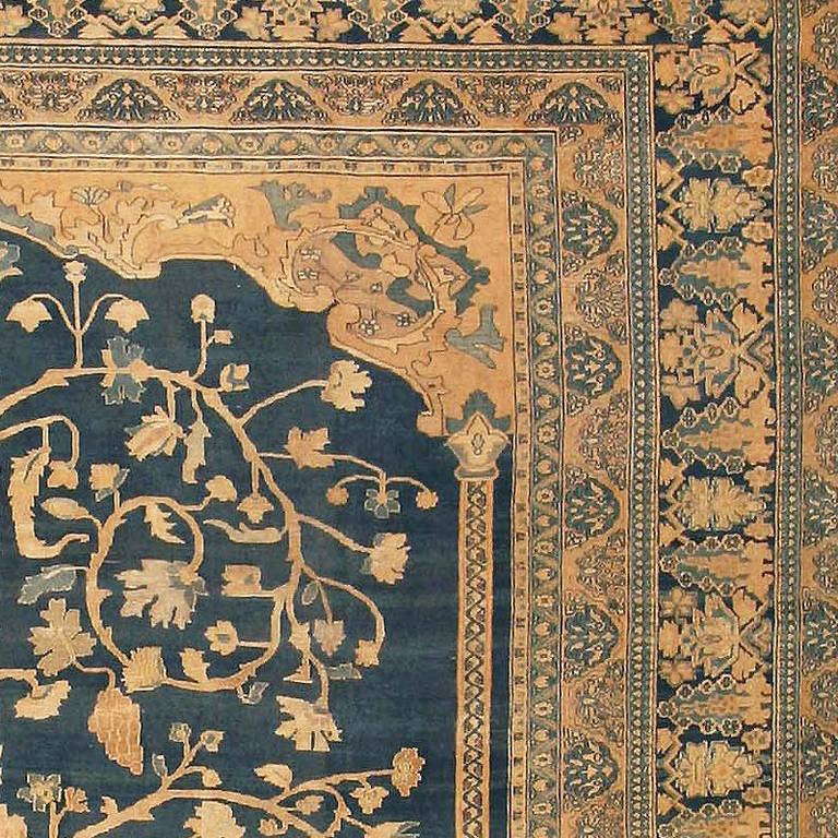 International Style Antique Khorassan Persian Rug