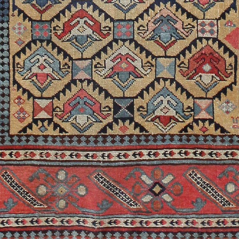 Antique Caucasian Kuba Runner with Provenance, Dustin Hoffman's NYC Apartment 1