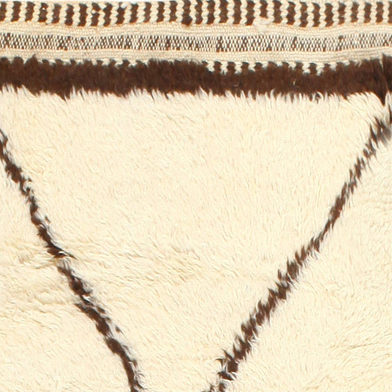 International Style Beni Ourain Moroccan Carpet