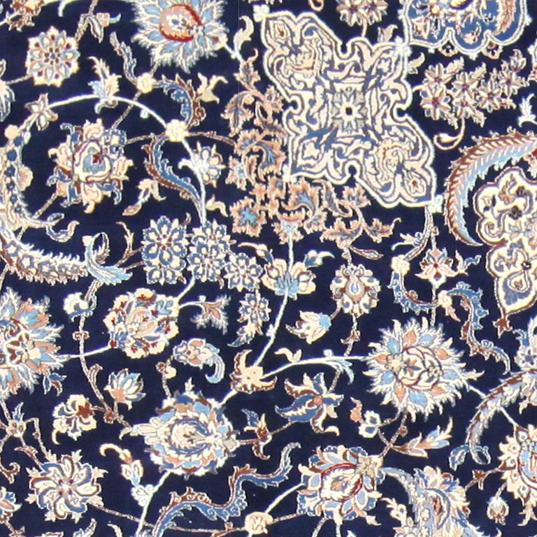 20th Century Extra Large Vintage Persian Nain Carpet