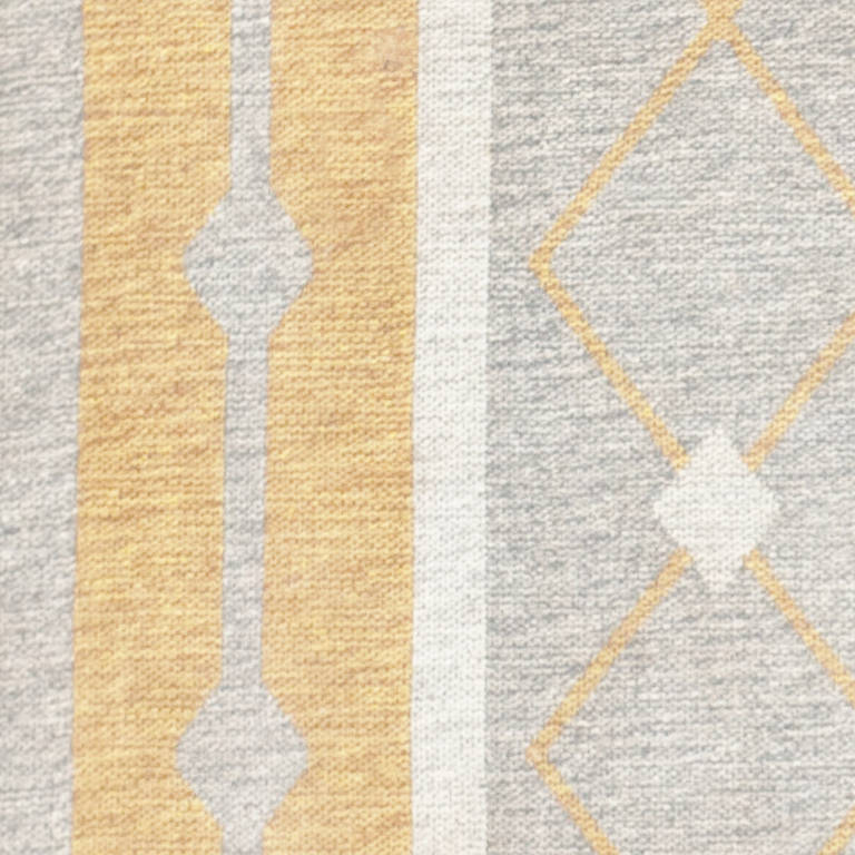 Wool Vintage Double-Sided Swedish Kilim