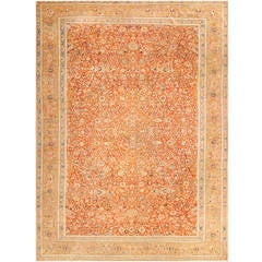 Antique Persian Tabriz Haji Jalili Carpet 7