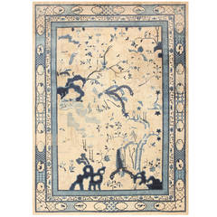 Tranquil Antique Chinese Rug