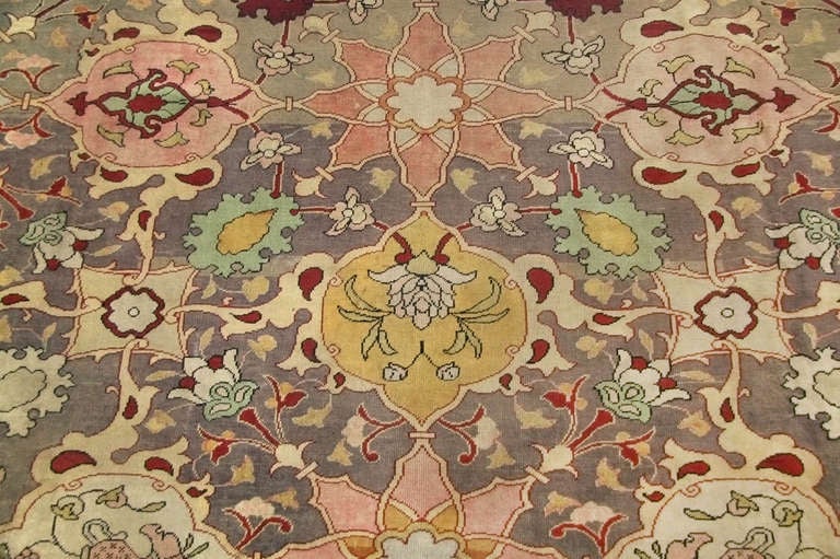 Antique Turkish Hereke Rug