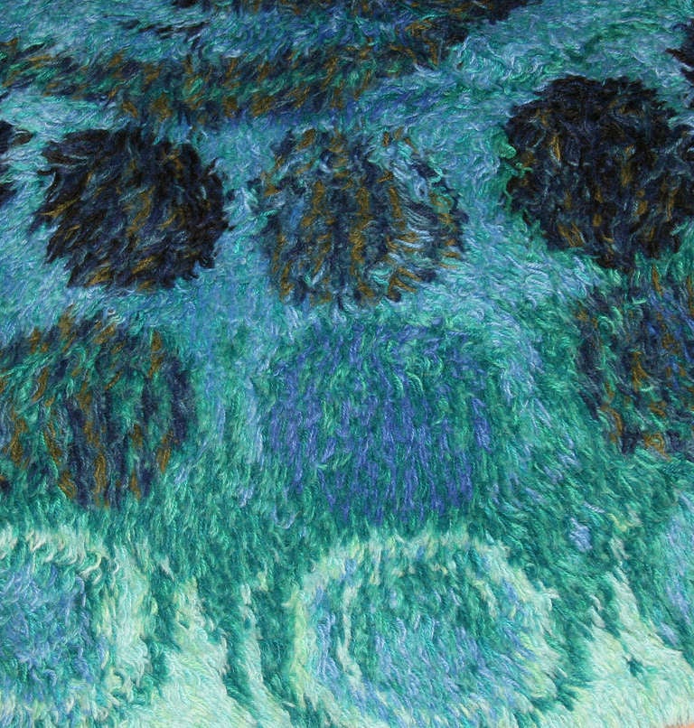 Vintage Swedish Deco Rug