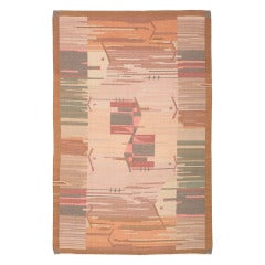 Vintage Scandinavian Swedish Rug 7