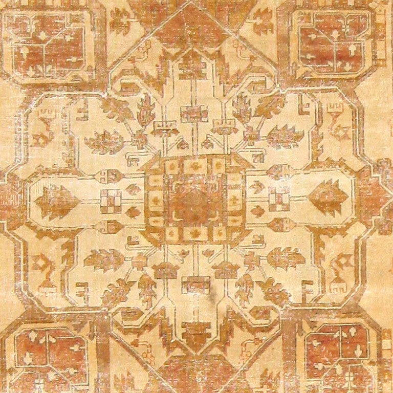 Agra has been a major center of carpet production since the great period of Mughal art in the sixteenth and seventeenth centuries. When the carpet industry was revived there under British rule in the nineteenth century, the great Mughal tradition