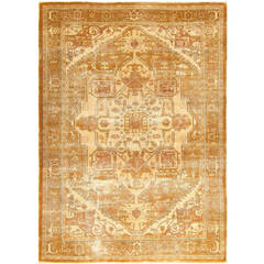Antique Shabby Chic Indian Agra Rug