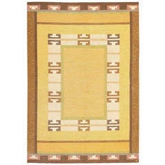 Vintage Swedish Rug by Ingegerd Silow