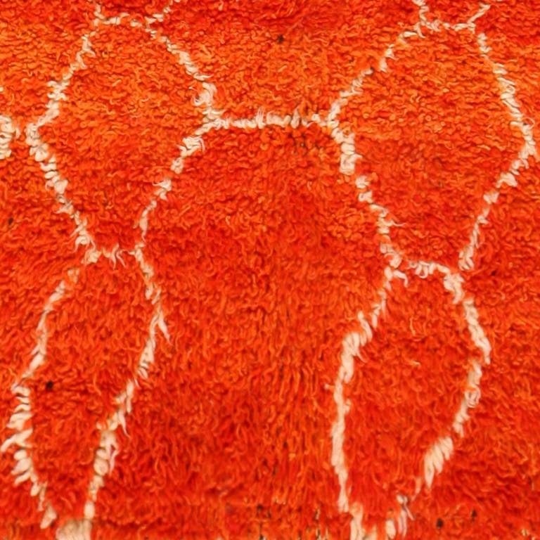 Vintage Red Moroccan Carpet 4