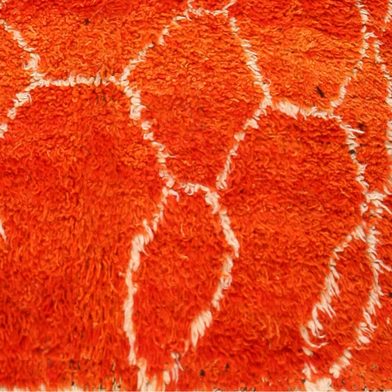 Vintage Red Moroccan Carpet 5
