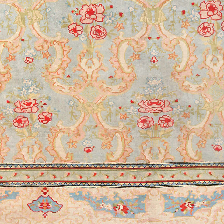 19th Century Antique Hereke Turkish Carpet