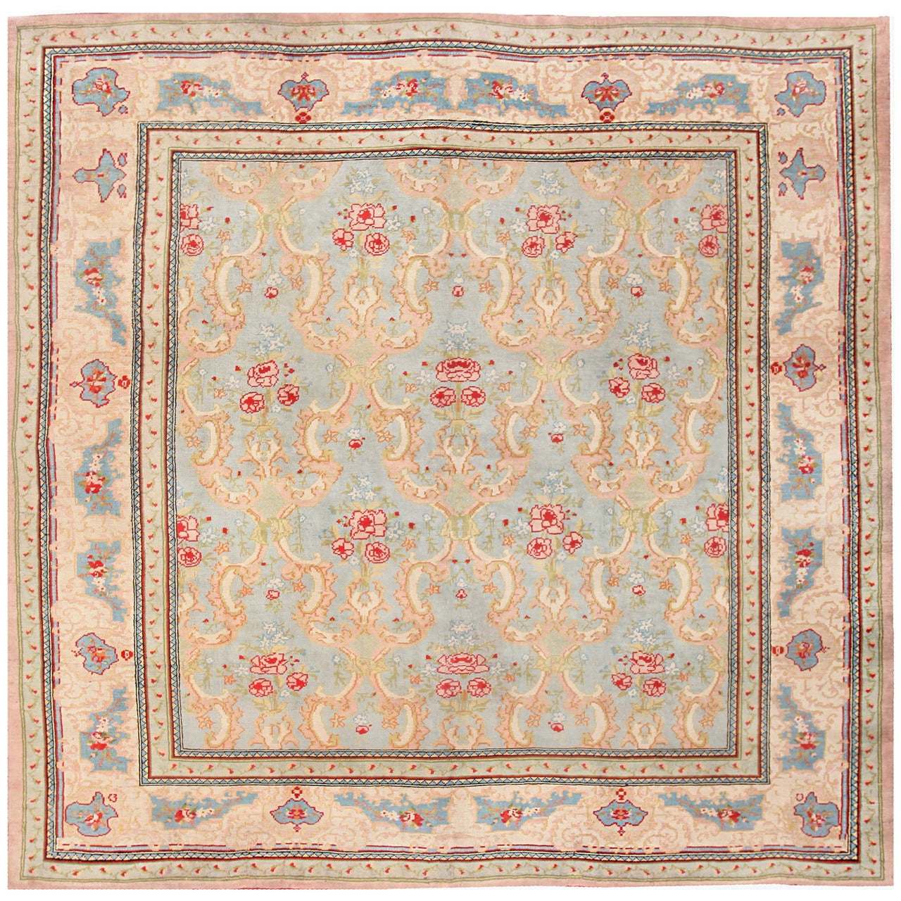 Antique Hereke Turkish Carpet