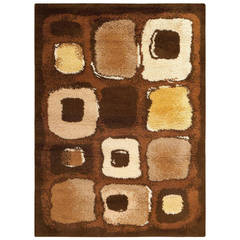 Vintage Swedish Deco Rug 46598