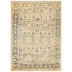 Antique Persian Mahal Rug